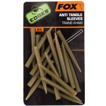 Fox Edges Anti Tangle Trans Khaki Sleeves 25 Stk.