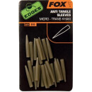 Fox Edges Anti Tangle Trans Khaki Sleeves 25 Stk.