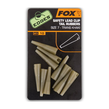 Fox Edges Safety Lead Clip Tail Rubbers Size 7 / 10 stk 