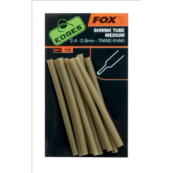 Fox Edges Shrink Tube 10 Stk. Small 1,8 - 0,7 mm