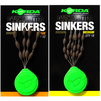 Korda Sinkers Brown Medium und Large