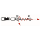 Balzer No Knot Wirbel mit Snap