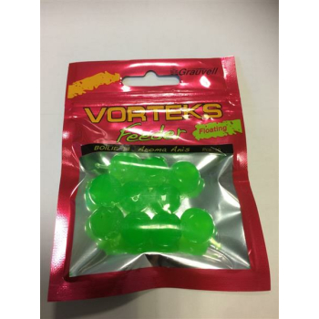 Grauvell Vorteks Feeder Boilie Aroma Anis green Floating 18 Stk.  10mm