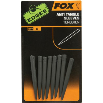 Fox Edges Anti Tangle Sleeves Tungsten 8 Stk.
