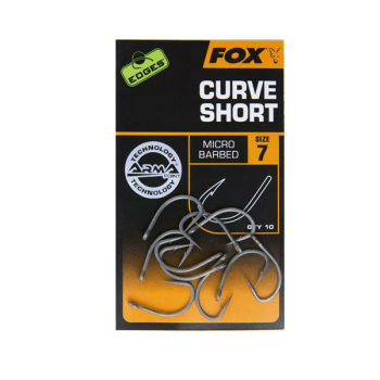 Fox Edges Arma Point Curve Shank Short Hooks 10 Stk. Size 2