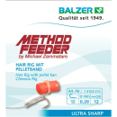 Balzer Method Feeder Fertighaken Hair Rig mit Pelletband...